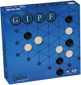 ボードゲーム 戦略ゲーム GIPF 六角形ボード 2人用 抽象戦略 9歳以上対象 30分60分プレイ 白黒各18個駒 四目並べ型 GIPFピース採用 ドイツ年間ゲーム大賞推薦 プロジェクトGIPF 本格派 知的 輸入英語版 日本語説明書なし