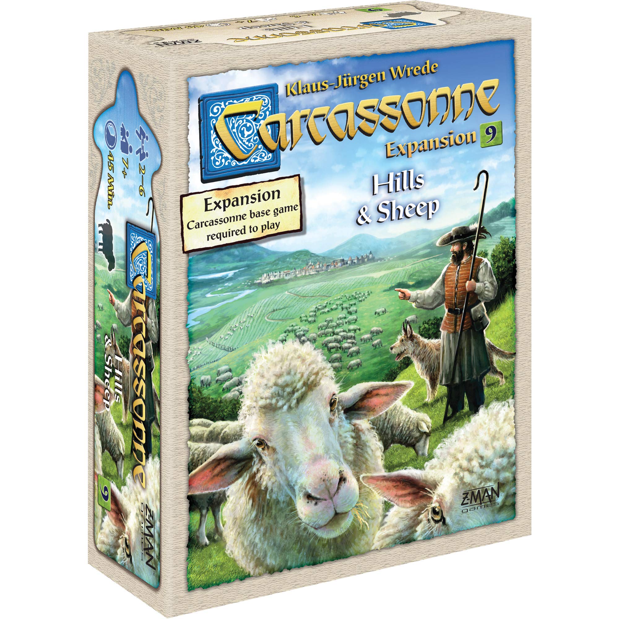 ボードゲーム Carcassonne Hills & Sheeps カルカソンヌ ヒルズ&シープ 拡張9 Z-Man Games 輸入英語版 日本語説明書なしのサムネイル