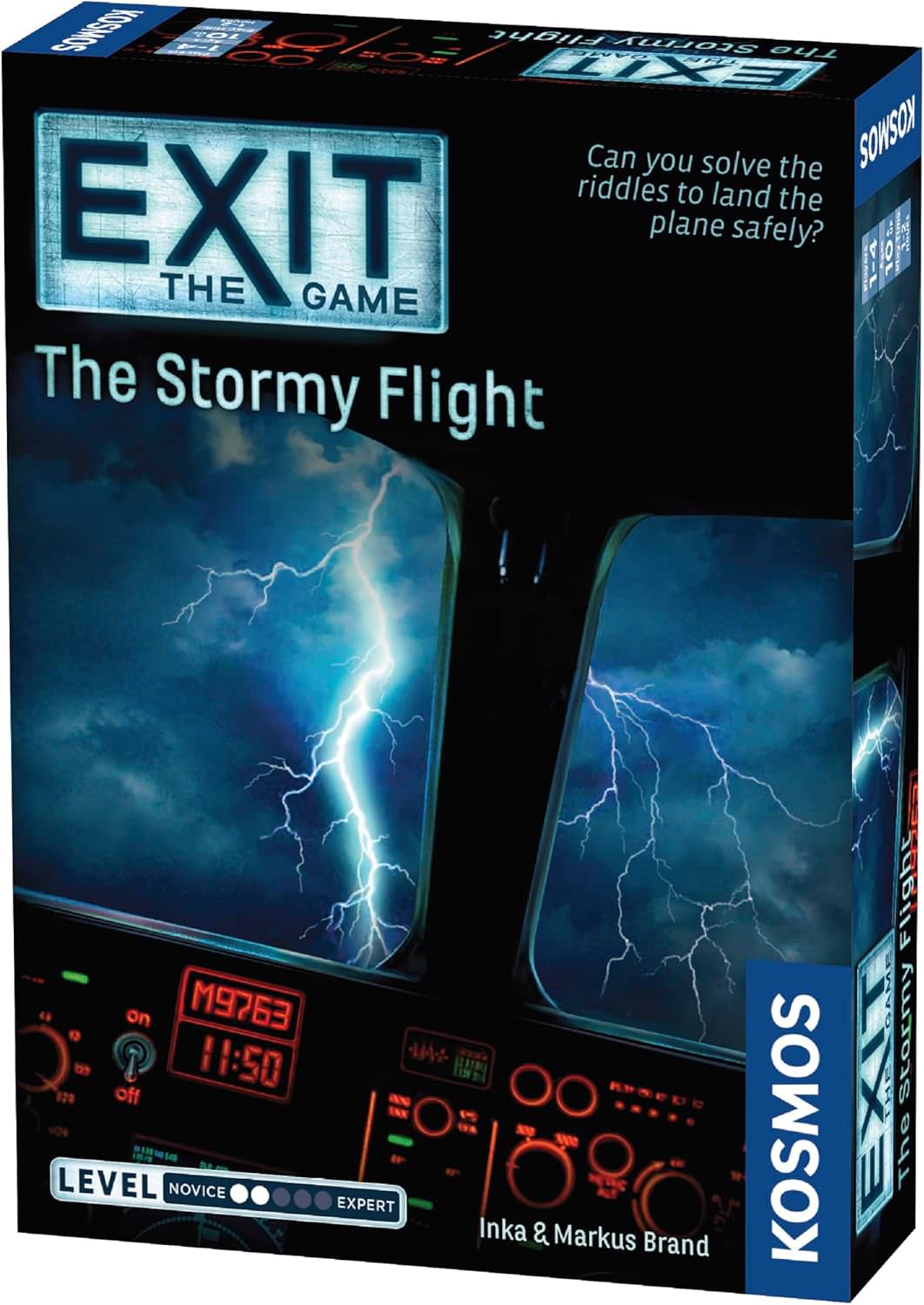 アットホーム脱出ルームゲーム EXIT The Stormy Flight EXIT ブランド 飛行機内 謎解きカード 多数 参加人数1から4人対象年齢10歳以...