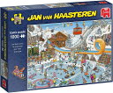 ジグソーパズル ヤン・ファン・ハーステレン ウィンターゲーム 1000ピース ジャンボ社 冬の雪景色アクティビティ多彩なユーモア 隠し要素豊富 高品質リサイクル...
