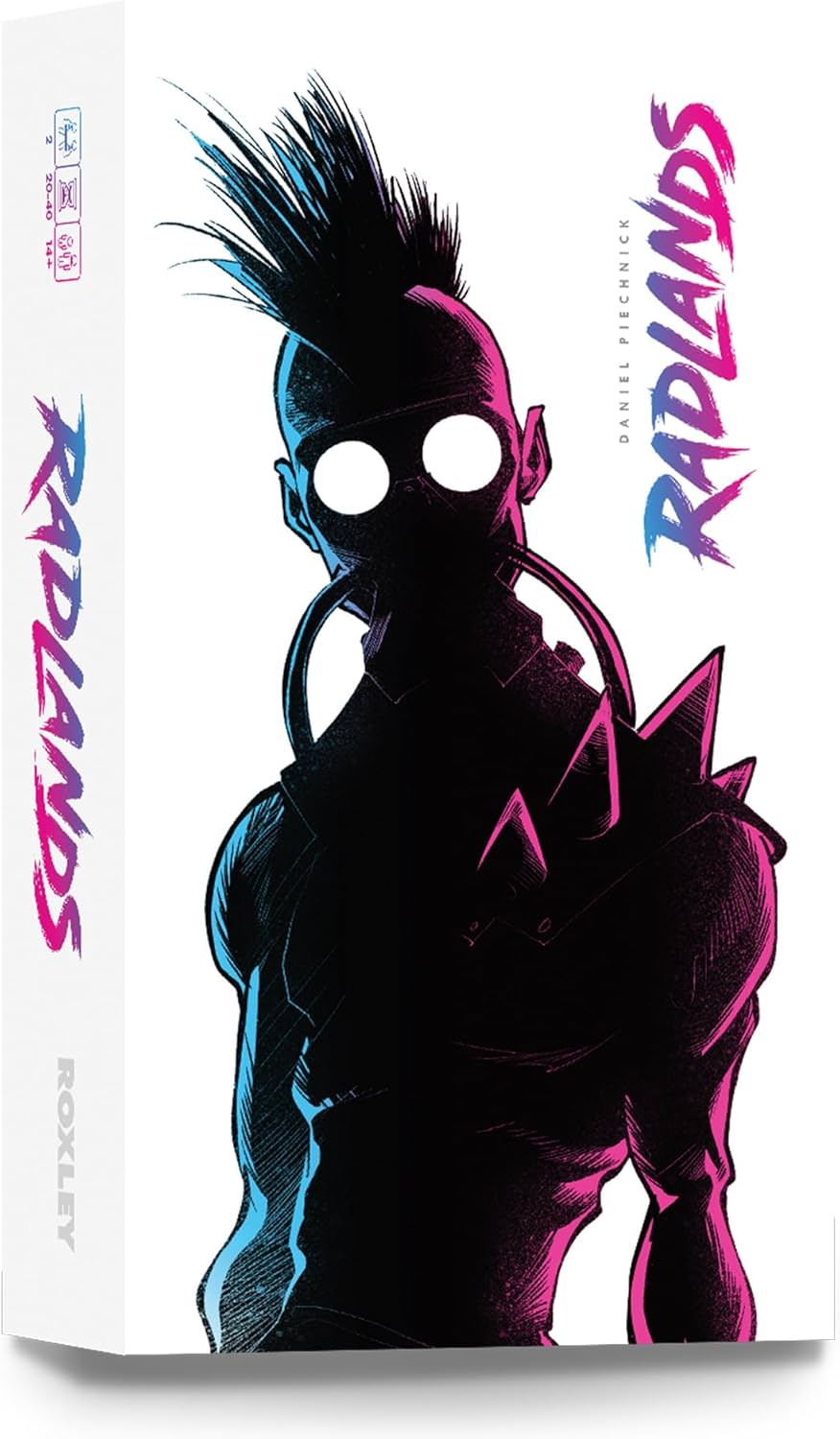 カードゲーム ラドランズ Radlands Roxley Games 終末世界 文明崩壊 2人用 対戦型 水リソース 戦略 ストラテジー キャンプ 防衛 生存者 部族 攻防 シナジー 相乗効果 Daniel Piechnick デザイナー 受賞作品 奥深い 英語版 日本語説明書なし