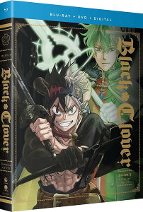 アニメ ブラッククローバー Season4 スペード王国編 スタジオぴえろ 完全収録 全13話 2020年12月ー2021年3月放送 魔法帝を目指すアスタの物語 種村綾隆監督 竹田逸子キャラクターデザイン 北米輸入版 Blu-ray DVD