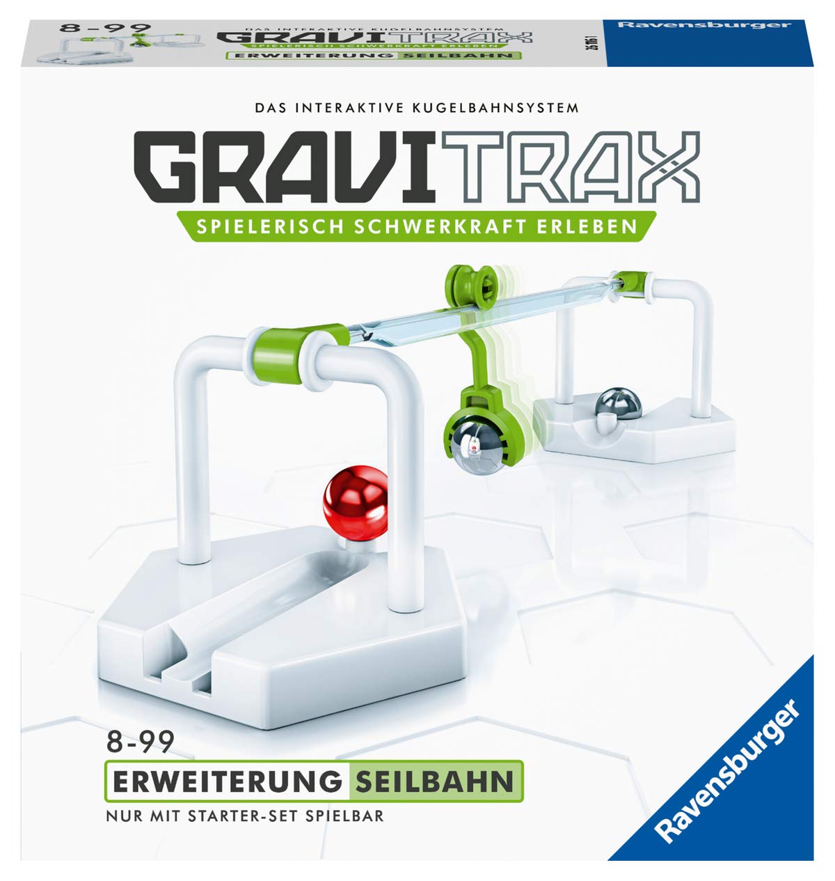 GraviTrax Seilbahn Ravensburger Das interaktive Kugelbahnsystem