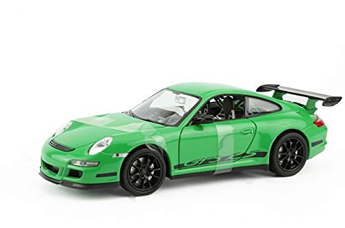 アウトレット品 WELLY ウィリー ポルシェ 911 997 GT3 RS グリーン 1/24 ミニカー