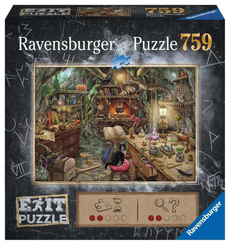 アウトレット品 エスケープパズル 魔女の台所 759ピース 脱出ゲーム ジグソー 海外版 Ravensburger 並行輸入品