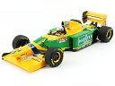 BENETTON - F1 B193 TEAM BENETTON FORD N 6 3rd BRITISH GP 1993 R.PATRESE - YELLOW GREEN BLUE /Minichamps 1/18 ミニカー