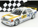 MERCEDES BENZ - 190E 2.5 16 EVO II TEAM MS-JET RACING N 16 DTM SEASON 1990 F.BIELA - SILVER YELLOW BLUE /Minichamps 1/18 ミニカー