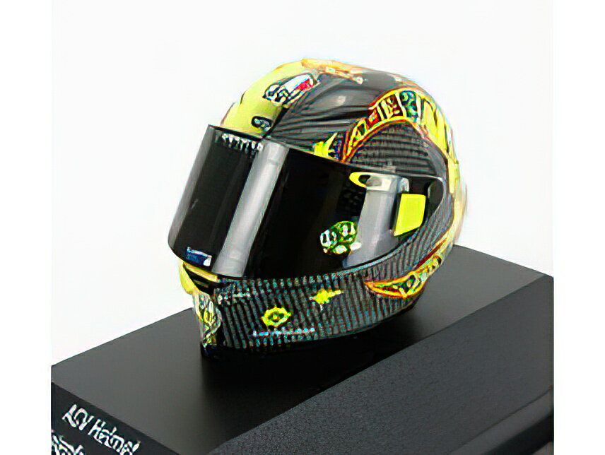 AGV - CASCO HELMET FIRST DAY WINTER TEST SEPANG MOTOGP 2018 VALENTINO ROSSI - VARIOUS /Minichamps 1/8 ~jJ[