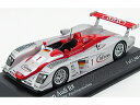 AUDI - AUDI R8 N 1 12h SEBRING 2002 BIELA - PIRRO - KRISTENSEN - SILVER RED /Minichamps 1/43 ミニカー