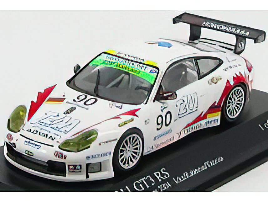 PORSCHE - 911 996 GT3RS T2M N 90 1000Km SPA-FRANCORCHAMPS 2004 V.ICKX - T.RABINEAU - C.TINSEAU - WHITE /Minichamps 1/43 ミニカー 1