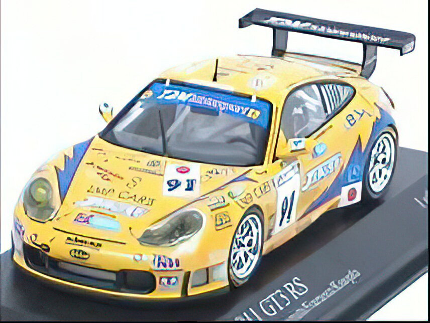 PORSCHE - 911 996 GT3RS N 91 T2M 24h LE MANS 2006 YAMAGISHI DE FOURNOUX - YELLOW /Minichamps 1/43 ミニカー