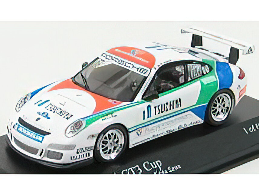 PORSCHE - 911 997 GT3 N 80 CARRERA CUP ASIA MACAU 2007 K.SAWA - WHITE GREEN BLUE /Minichamps 1/43 ߥ˥