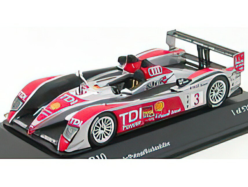 AUDI - R10 TDI N 3 4th LE MANS 2008 L.LUHR - M.ROCKENFELLER - A.PREMAT - SILVER RED BLACK /Minichamps 1/43 ߥ˥