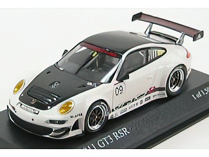 饹ȥۥӡ㤨PORSCHE - 911 997-2 GT3RSR N 09 PROMO 2009 - WHITE BLACK /Minichamps 1/43 ߥ˥פβǤʤ10,500ߤˤʤޤ