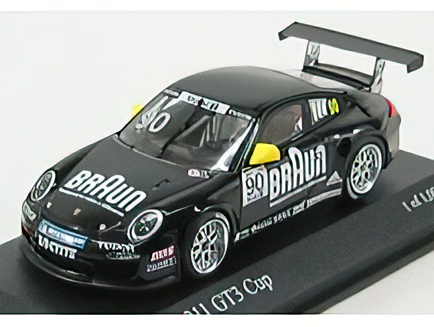 PORSCHE - 911 997-2 GT3 BRAUN N 90 VIP SUPERCUP 2010 - BLACK /Minichamps 1/43 ~jJ[