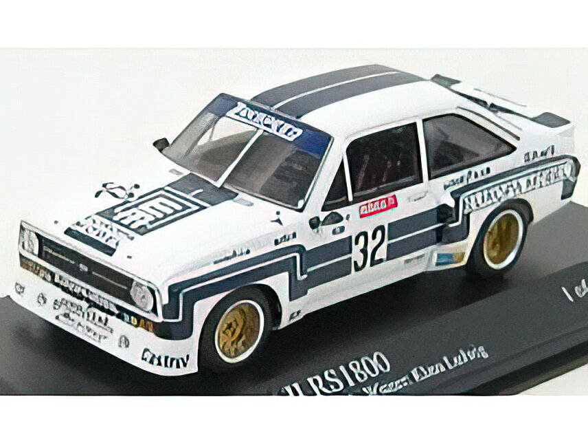 FORD ENGLAND - ESCORT MKII RS1800 N 32 WINNER ADAC SUPERSPRINT DRM NURBURGRING 1976 K.LUDWIG - WHITE BLUE /Minichamps 1/43 �ߥ˥���
