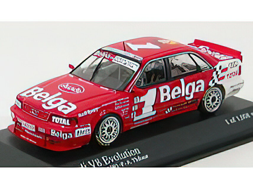 AUDI - V8 EVOLUTION DUBOIS RACING N 1 BELGIAN PROCAR 1993 P-A.THIBAUT - RED WHITE /Minichamps 1/43 ミニカー