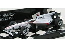 SAUBER - F1 C29 N 22 - 40th ANNIVERSARY SAUBER - GP GERMAN 2010 P.DE LA ROSA - WHITE GREY MET /Minichamps 1/43 ミニカー