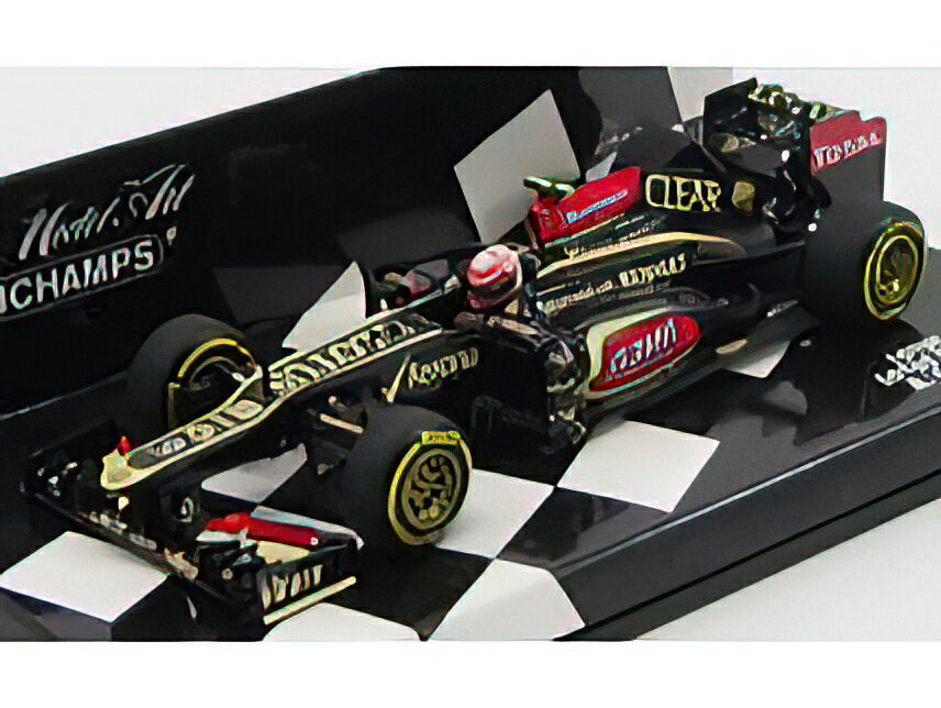 LOTUS - F1 E21 TEAM RENAULT N 8 RACE VERSION 2013 ROMAIN GROSJEAN - BLACK GOLD /Minichamps 1/43 ミニカー
