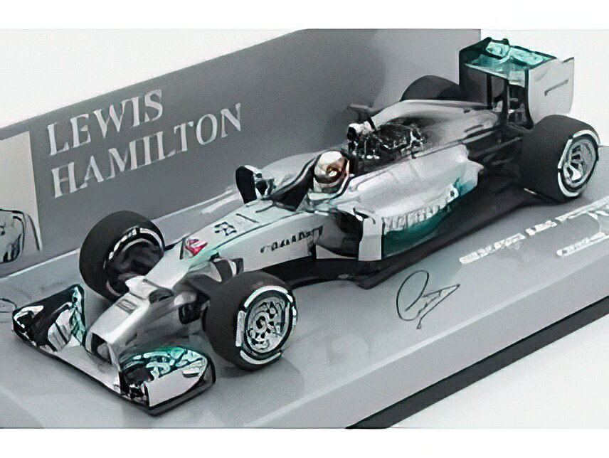 MERCEDES GP - F1 W05 AMG PETRONAS N 44 WINNER CHINESE GP LEWIS HAMILTON 2014 WORLD CHAMPION - SILVER GREEN /Minichamps 1/43 ミニカー