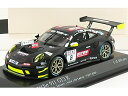 PORSCHE - 911 991-2 GT3-R TEAM IRON FORCE N 8 VLN1 ADAC NURBURGRING 2019 L.LUHR - A.DE LEENER - J.E.SLOOTEN - BLACK /Minichamps 1/43 ミニカー