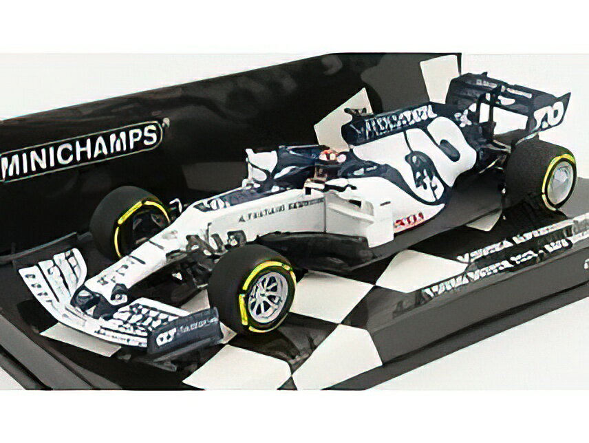 ALPHA TAURI - F1 AT01 HONDA RA620H TEAM ALPHA TAURI F1 N 38 TEST ABU DHABI 2020 Y.TSUNODA - WHITE BLUE /Minichamps 1/43 ߥ˥