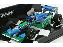 BENETTON - F1 B194 FORD N 6 MONACO GP 1994 J.J.LETO - BLUE GREEN /Minichamps 1/43 ミニカー