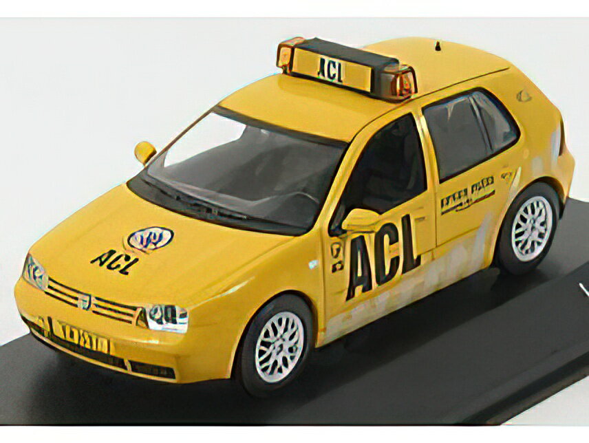 VOLKSWAGEN - GOLF IV AUTOMOBIL CLUB LUXEMBURG 1997 - YELLOW /Minichamps 1/43 ߥ˥