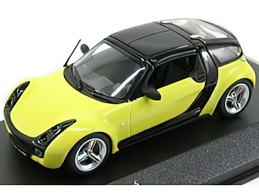 SMART - ROADSTER COUPE 2003 - YELLOW BLACK /Minichamps 1/43 ~jJ[