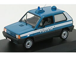 FIAT - PANDA 1980 POLIZIA - POLICE - BLUE WHITE /Minichamps 1/43 ミニカー