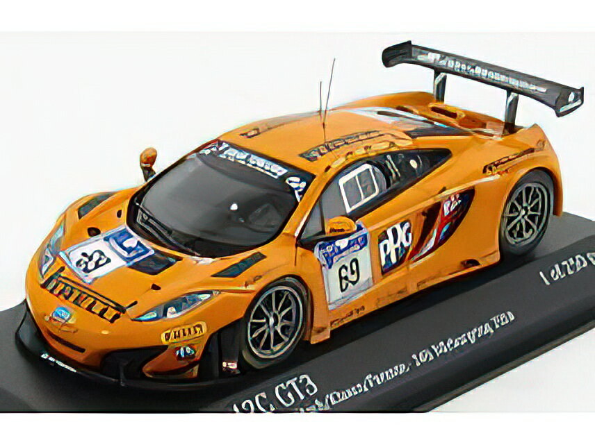 McLAREN - 12C GT3 TEAM DOERR MOTORSPORT N 69 24h NURBURGRING 2014 ADAMS - ASCH - PARENTE - ORANGE /Minichamps 1/43 ~jJ[