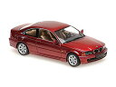 【予約】2023年発売予定BMW - 3-SERIES (E46) COUPE 1999 - RED MET /Minichamps 1/43 ミニカー