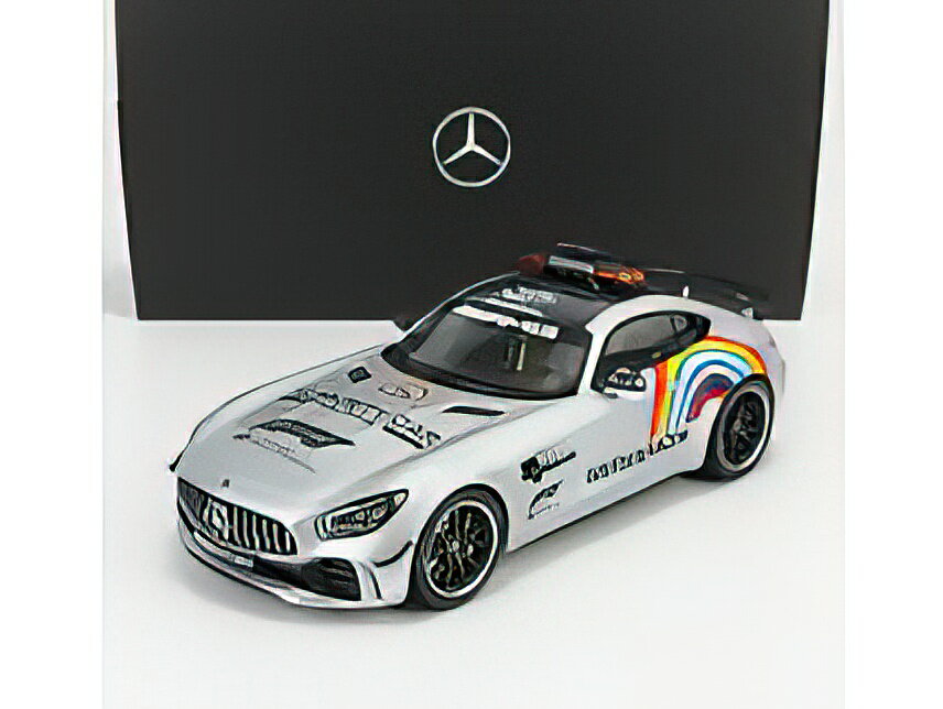 MERCEDES BENZ - GT-R AMG V8 BITURBO SAFETY CAR F.I.A. FORMULA 1 WERACEASONE 2020 BERND MAYLANDER - SILVER /Minichamps 1/18 ~jJ[