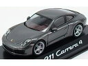 PORSCHE - 911 991 CARRERA 4 2014 - GREY MET /Minichamps 1/43 ミニカー