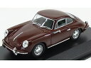 PORSCHE - 356C COUPE 1963 - BROWN /Minichamps 1/43 ミニカー