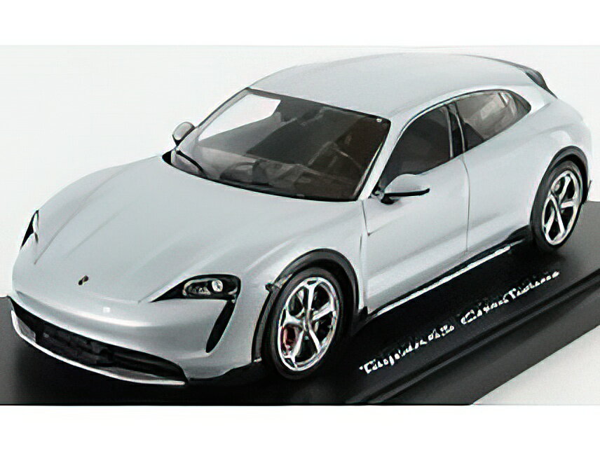 PORSCHE - TAYCAN 4S CROSS TURISMO 2021 - CON VETRINA - WITH SHOWCASE - ICE GREY /Minichamps 1/18 ~jJ[