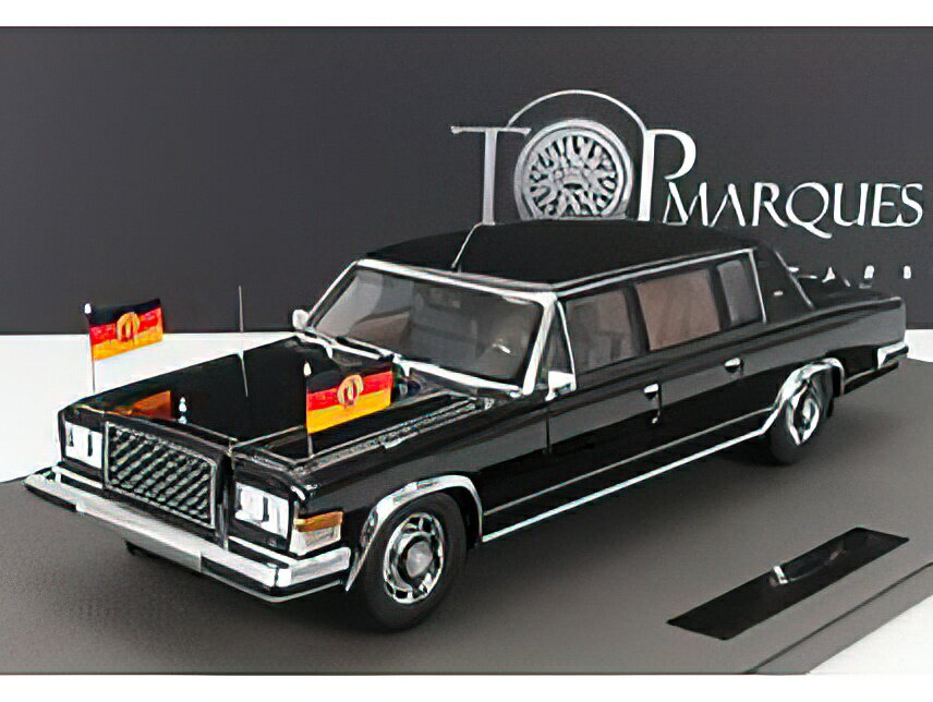 ZIL - 4104 LIMOUSINE GERMANY DDR PRESIDENTIAL ERICH HONECKER 1985 - BLACK /TOPMARQUES 1/18 ミニカー