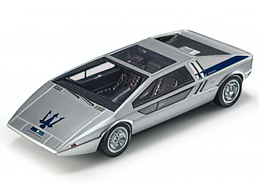 【予約】2023年発売予定MASERATI - BOOMERANG TORINO MOTOR SHOW 1971 - SILVER /TOPMARQUES 1/18 ミニカー