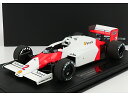 McLAREN - F1 MP4/2C N 2 SEASON 1986 KEKE ROSBERG - CON VETRINA WHITE RED /GP Replicas 1/18ミニカー