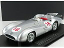 MERCEDES BENZ F1 W196R STREAMLINERS N 16 WINNER MONZA ITALY GP JUAN MANUEL FANGIO 1954 WORLD CHAMPION - CON VETRINA SILVER /GP Replicas 1/18ミニカー