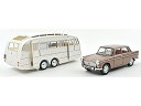 【予約】2023年発売予定PEUGEOT - 404 WITH CARAVAN HENON 1965 - BROWN MET /Norev 1/18ミニカー