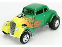 FORD USA - WILLYS GASSER CUSTOM 1933 - GREEN YELLOW /ACME 1/18 ミニカー