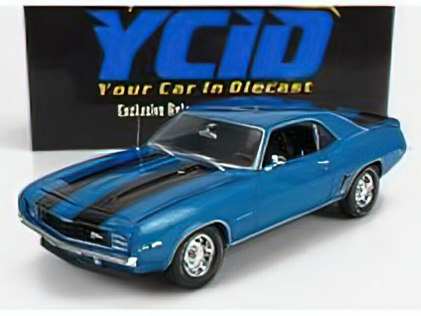 CHEVROLET - CAMARO Z/28 302 COUPE 1969 - BLUE BLACK /ACME 1/18 ~jJ[