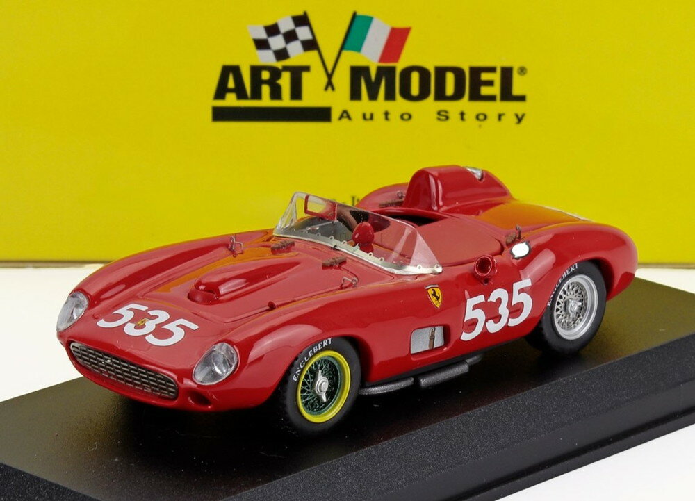FERRARI 315S sn0684 スパイダー 535号車 1957年 ミッレミリア 優勝 PIETRO TARUFFI レッド/ ART-MODEL 1/43 ミニカー