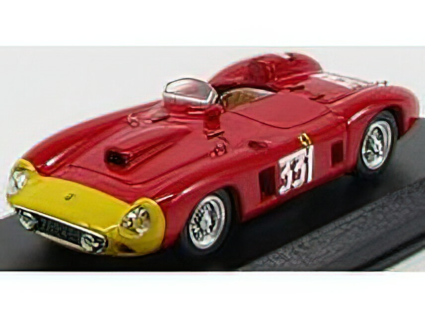 FERRARI - 290MM N 331 TARGA FLORIO GIRO DI SICILIA 1956 CASTELLOTTI - ROTA - RED YELLOW /ART-MODELART-MODEL 1/43ミニカー