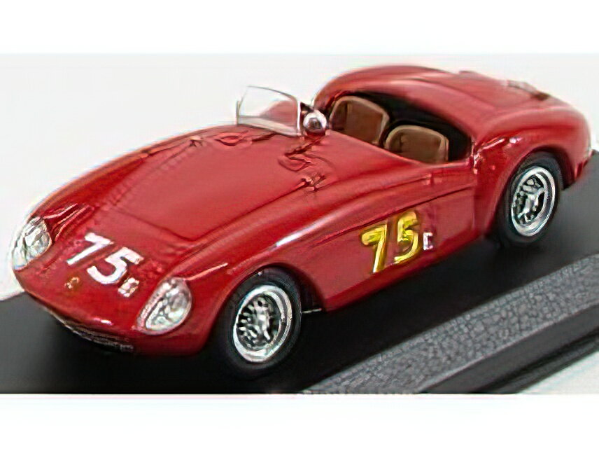 FERRARI - 500 MONDIAL SPIDER ch.0438 N 75 WINNER EM SANTA BARBARA S+1.5 1955 B.PRINGLE - RED /ART-MODELART-MODEL 1/43ミニカー