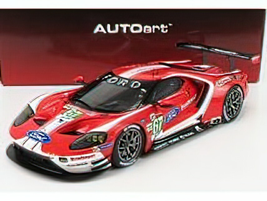 FORD USA - GT FORD ECOBOOST 3.5L TURBO V6 TEAM FORD CHIP GANASSI UK N 67 4th LMGTE PRO CLASS 24h LE MANS 2019 H.TINCKNELL - A.PRIAULX - J.BOMARITO - RED WHITE /Autoart 1/18 ミニカー