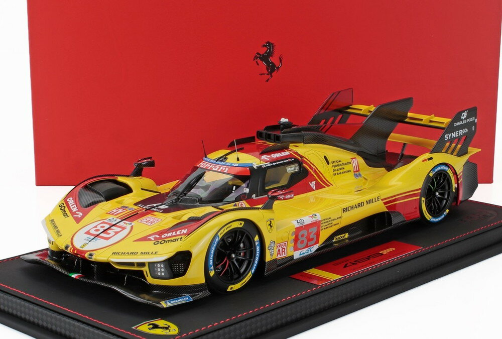 FERRARI 499P ������ AF CORSE 83��� 2024ǯ ��ޥ�24���� R.KUBICA R.SHWARTZMAN Y.YE �ǥ����ץ쥤����...