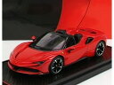FERRARI - SF90 STRADALE HYBRID SPIDER 1000hp OPEN ROOF 2020 - ROSSO CORSA - RED /BBR 1/43 ミニカー