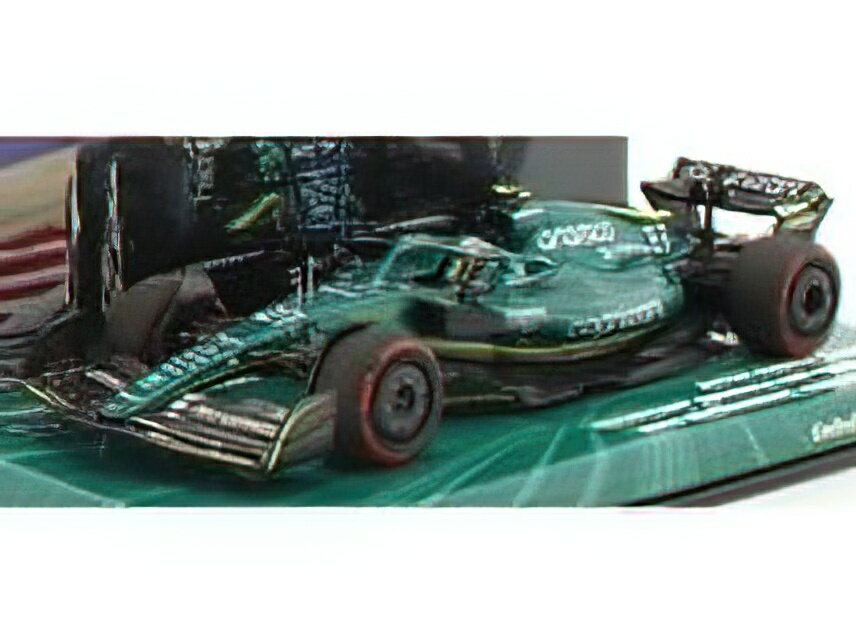 y\zASTON MARTIN F1 AMR22 TEAM ARAMCO COGNIZART N 27 BAHRAIN GP 2022 NICO HULKENBERG - GREEN BLACK /Minichamps 1/43 ~jJ[